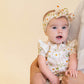 Minihaha Tess Print Short Sleeve Zipsuit