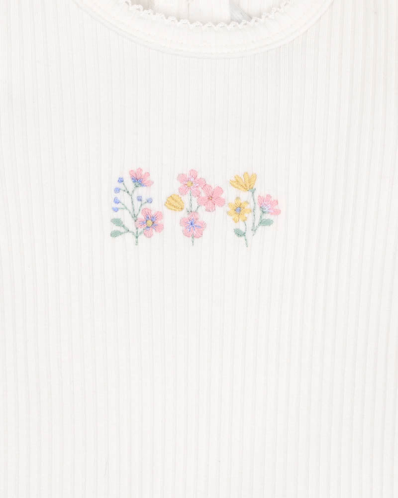 Minihaha Bonnie Embroidered Bodysuit