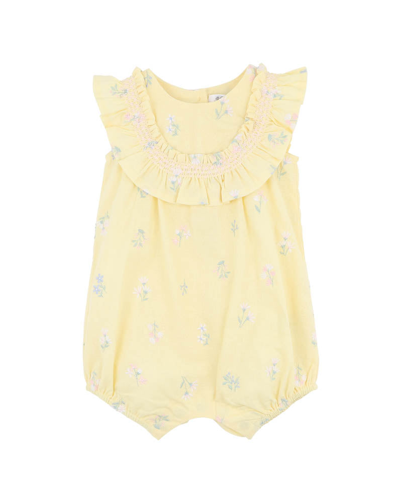 Minihaha Bonnie Embroidered Romper