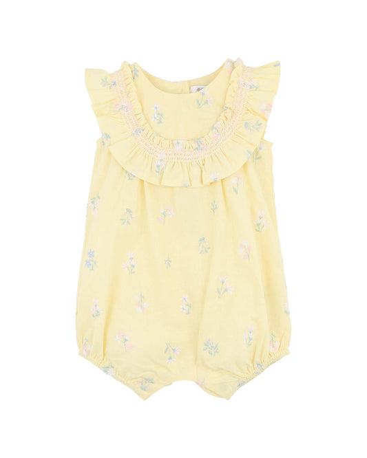 Minihaha Bonnie Embroidered Romper