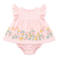Minihaha Pia Embroidery Overlay Bodysuit