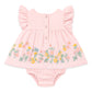 Minihaha Pia Embroidery Overlay Bodysuit
