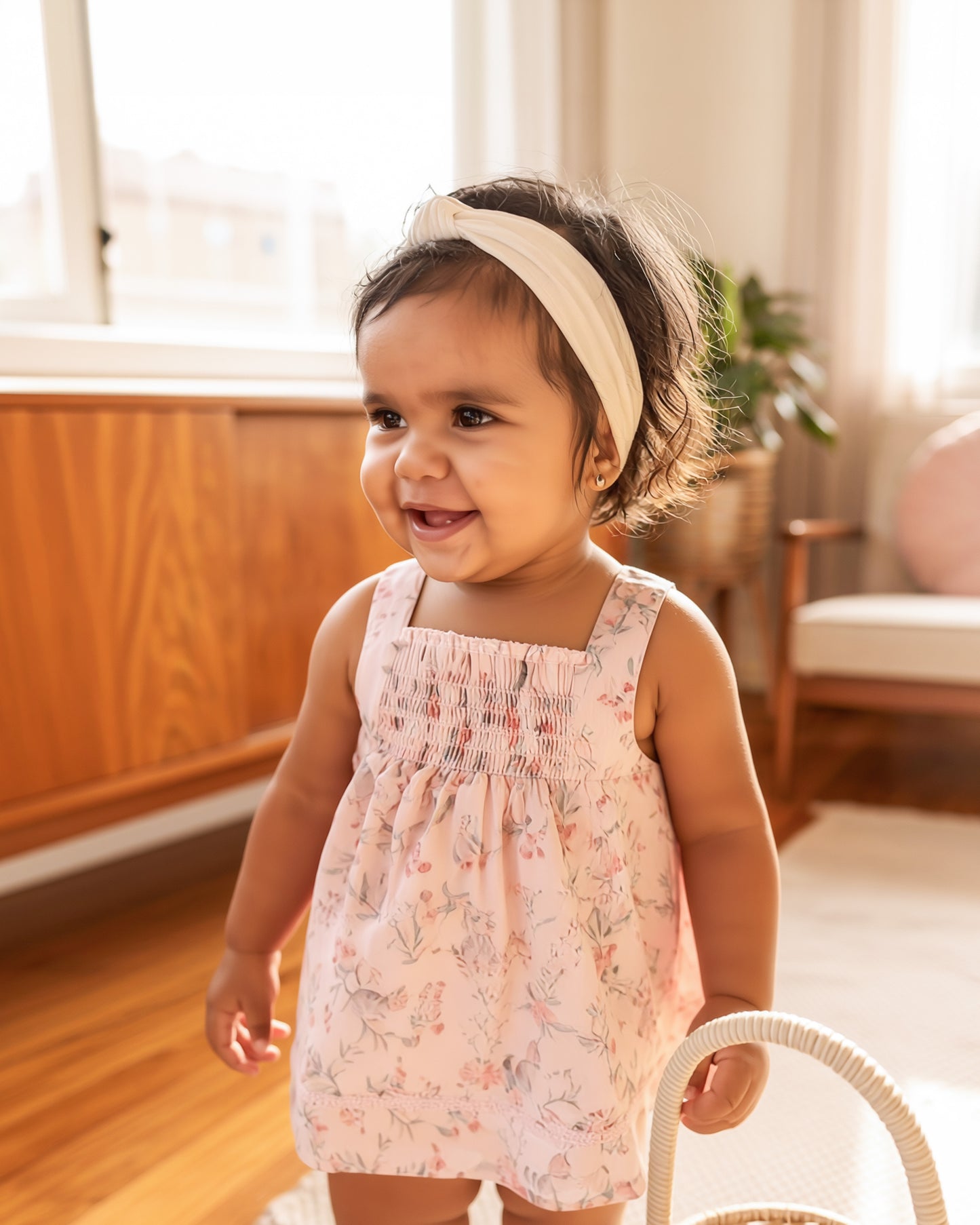 Minihaha Willa Print Overlay Bodysuit