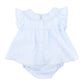 Minihaha Poppy Embroidery Overlay Bodysuit