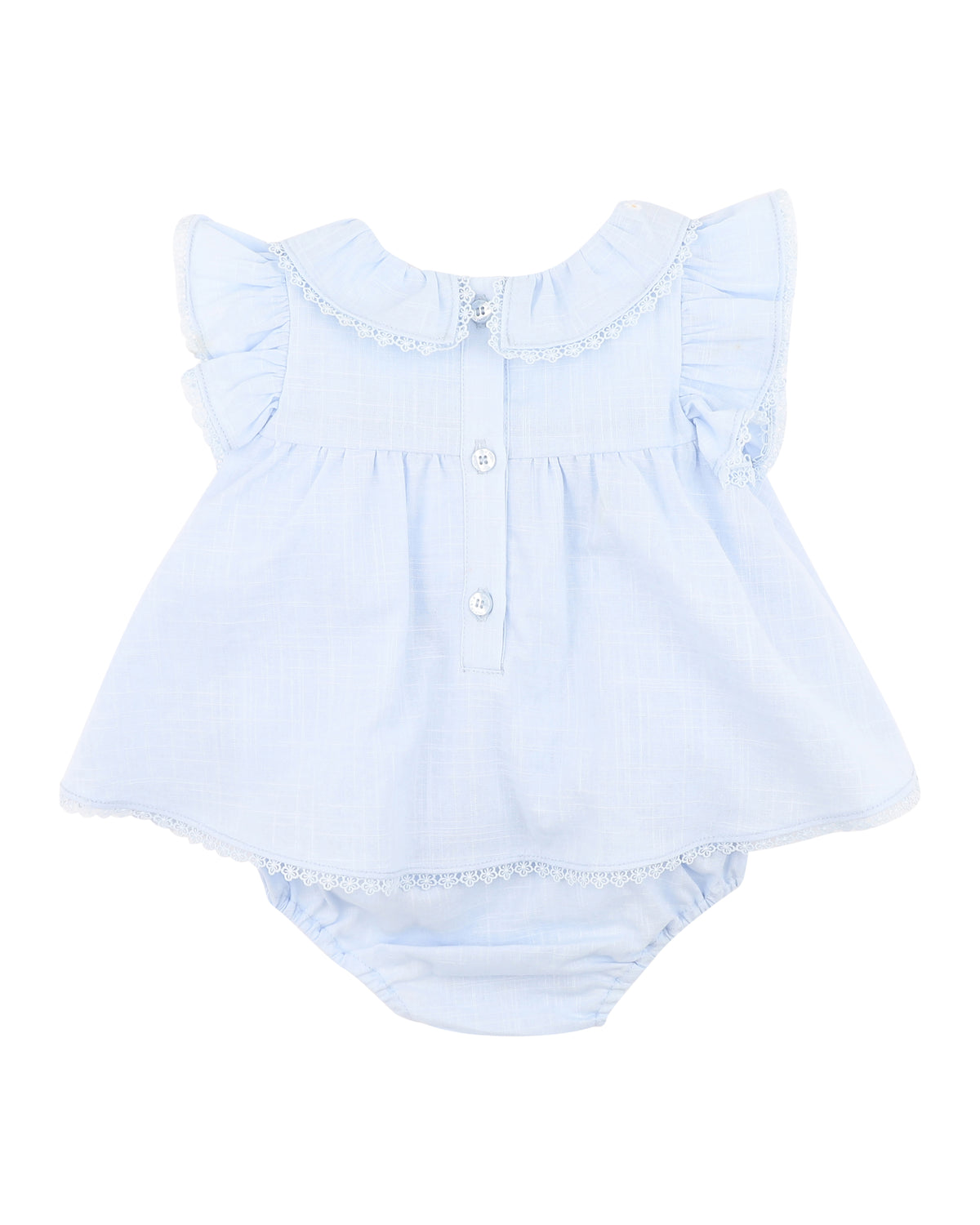 Minihaha Poppy Embroidery Overlay Bodysuit