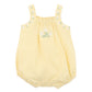 Minihaha Libby Check Romper with Embroidery Straps