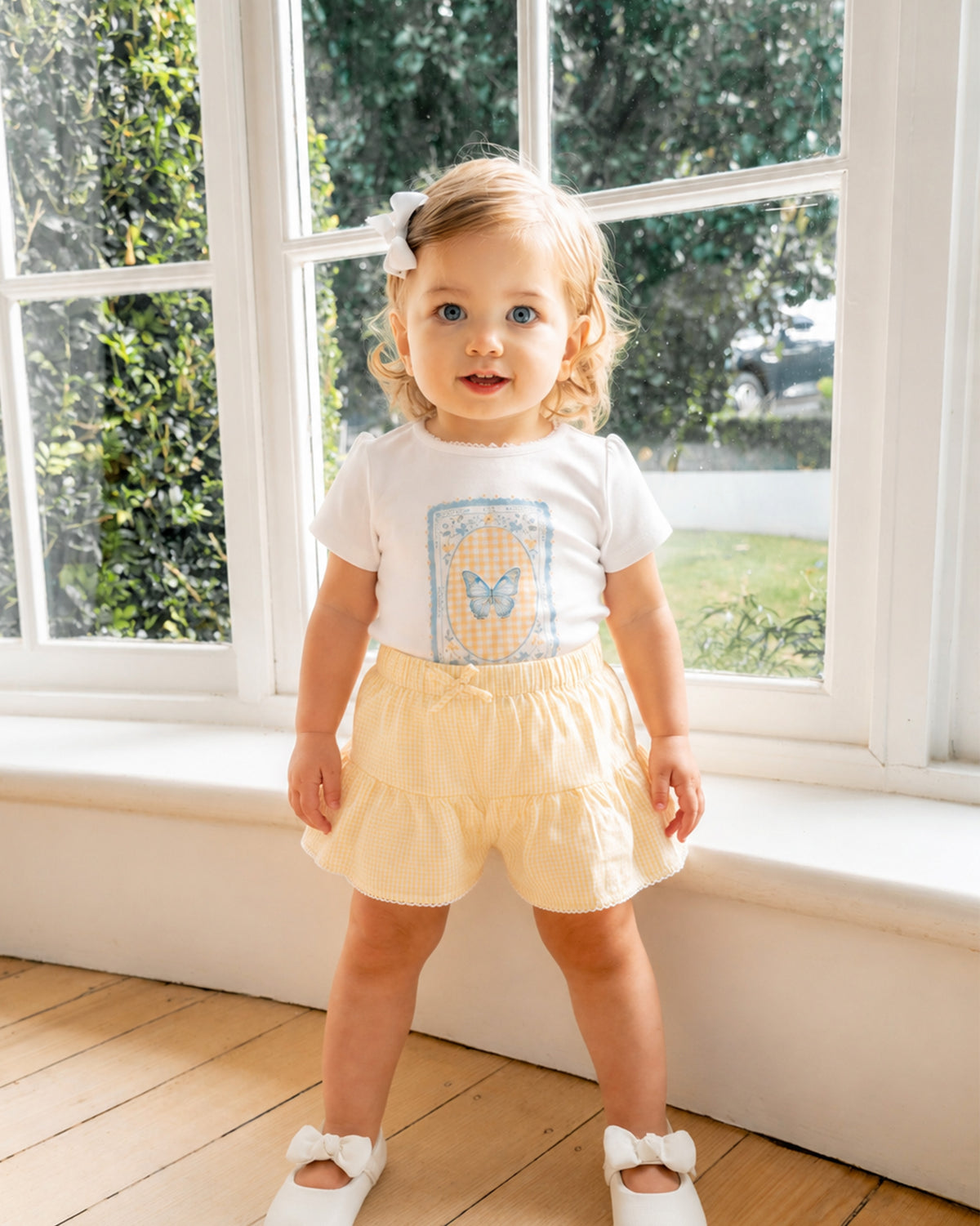 Minihaha Libby Check Shorts