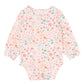 Minihaha Baby Fern Floral Organic Long Sleeve Bodysuit