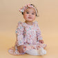 Minihaha Baby Fern Floral Organic Overlay Dress
