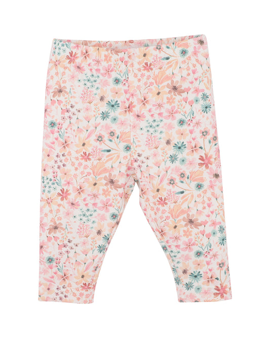 Minihaha Baby Fern Floral Organic Leggings