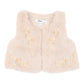 Minihaha Baby Winnie Embroidery Faux Fur Vest