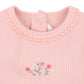Minihaha Baby Emmy Long Sleeve Rib Bodysuit Dusty Rose