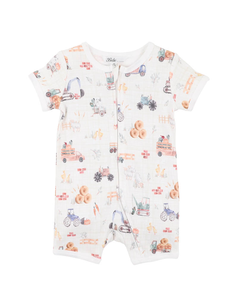 Minihaha Clayton Short Sleeve Zipsuit