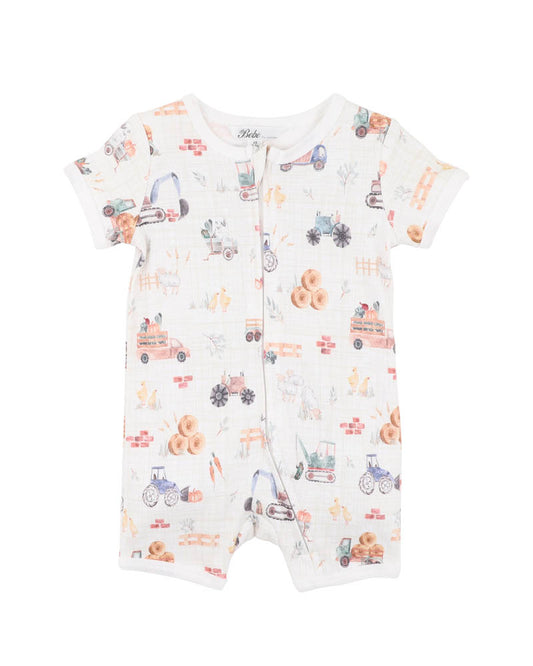 Minihaha Clayton Short Sleeve Zipsuit