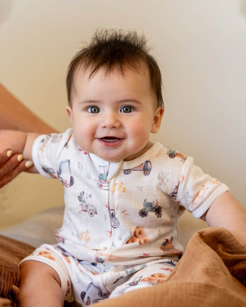 Minihaha Clayton Short Sleeve Zipsuit
