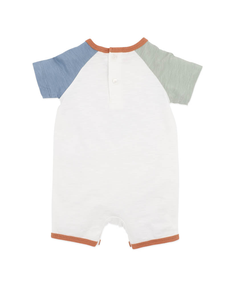 Minihaha Clayton Farm Scene Short Sleeve Romper