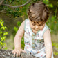 Minihaha Clayton Print Sheep Romper