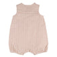 Minihaha Brady Stripe Woven Romper Caramel Stripe