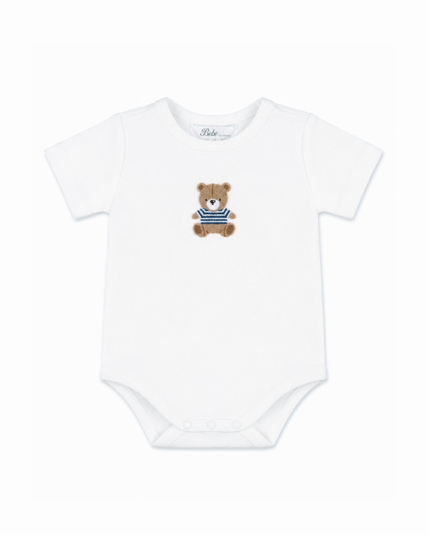Minihaha Brady Organic Bear Bodysuit