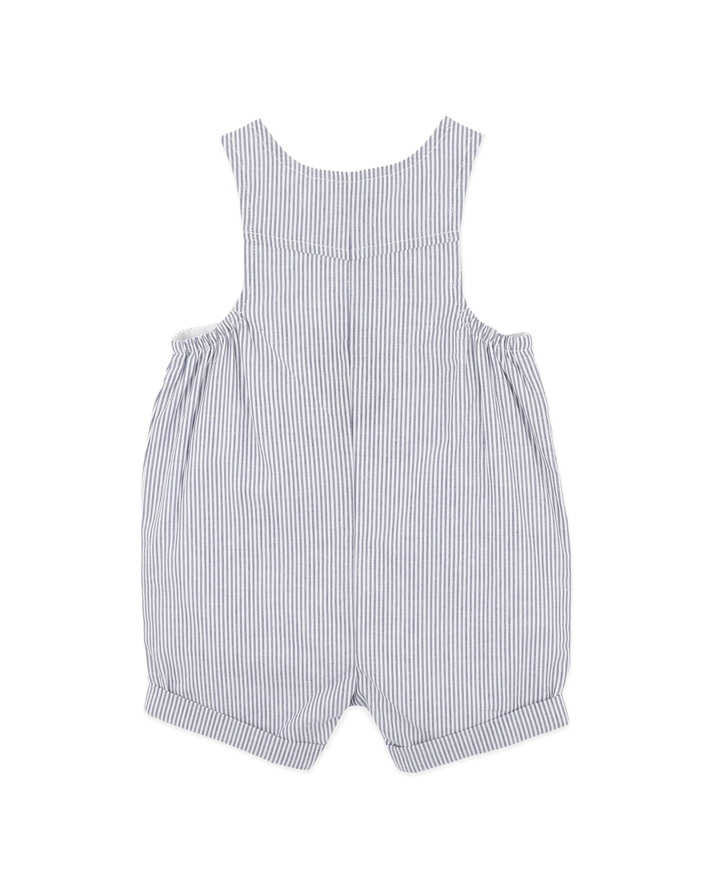 Minihaha Brady Stripe Woven Overalls Indigo Stripe