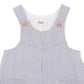 Minihaha Brady Stripe Woven Overalls Indigo Stripe
