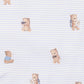 Minihaha Brady Stripe Organic Button Up Bodysuit