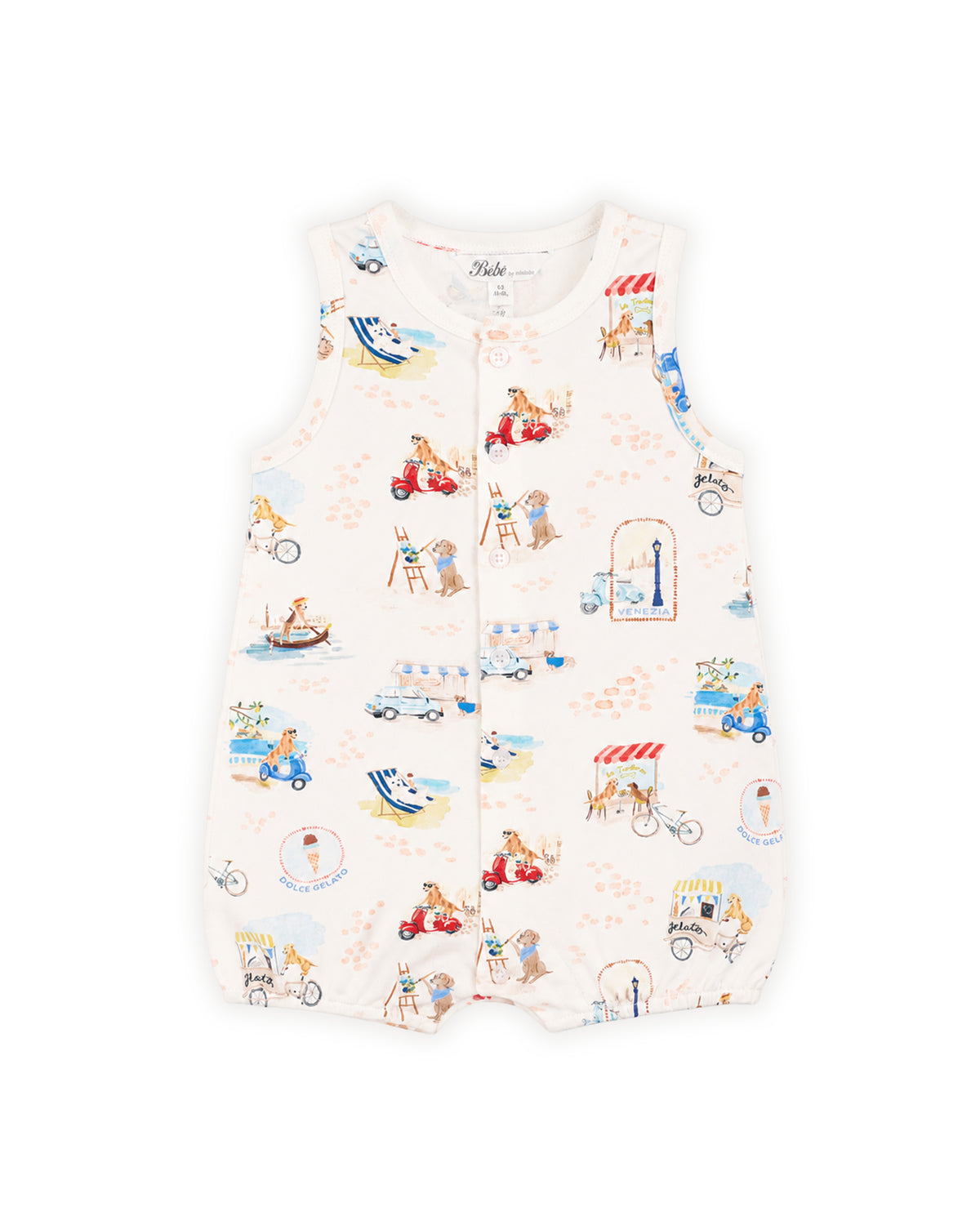 Minihaha Alexi Button Front Romper