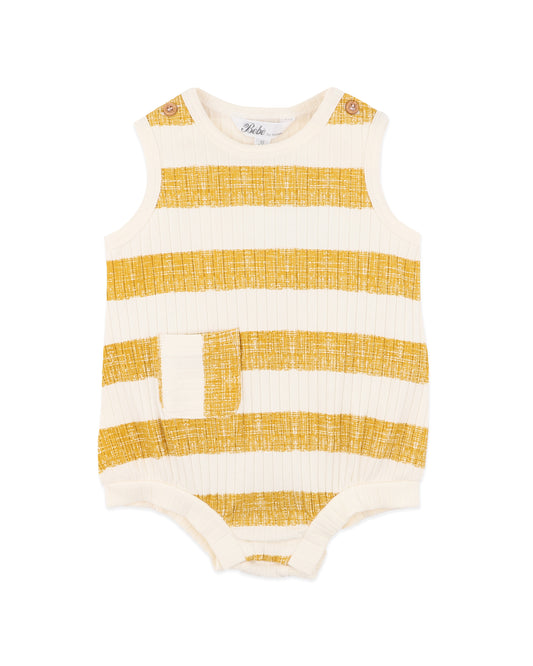 Minihaha Sway Stripe Wide Rib Bodysuit