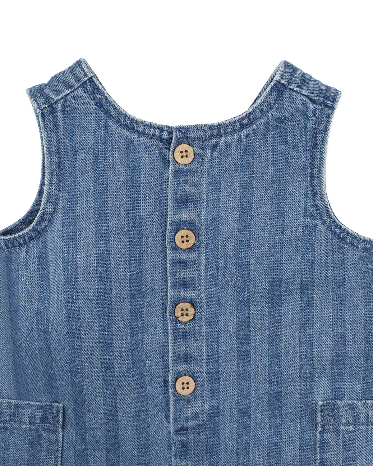 Minihaha Sway Denim Stripe Romper