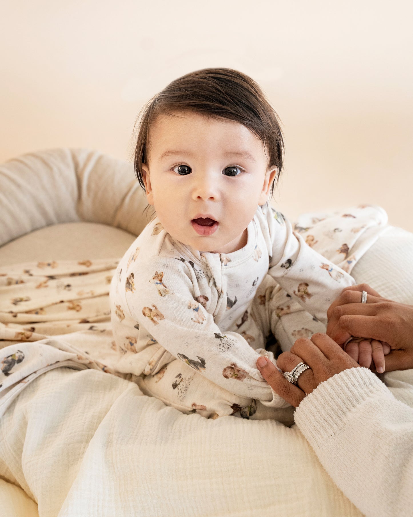 Minihaha Baby Otto Organic Long Sleeve Zipsuit