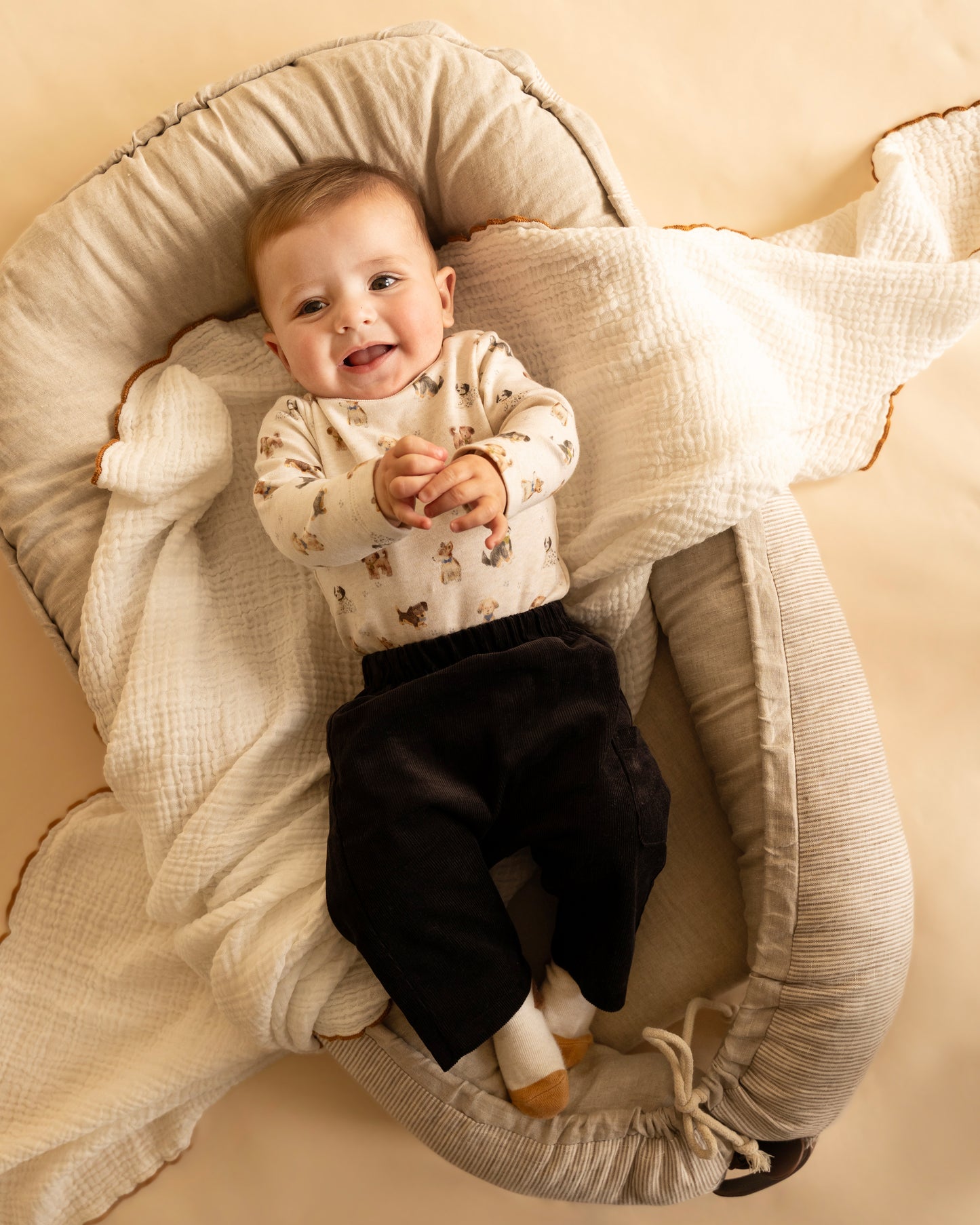 Minihaha Baby Otto Organic Long Sleeve Bodysuit