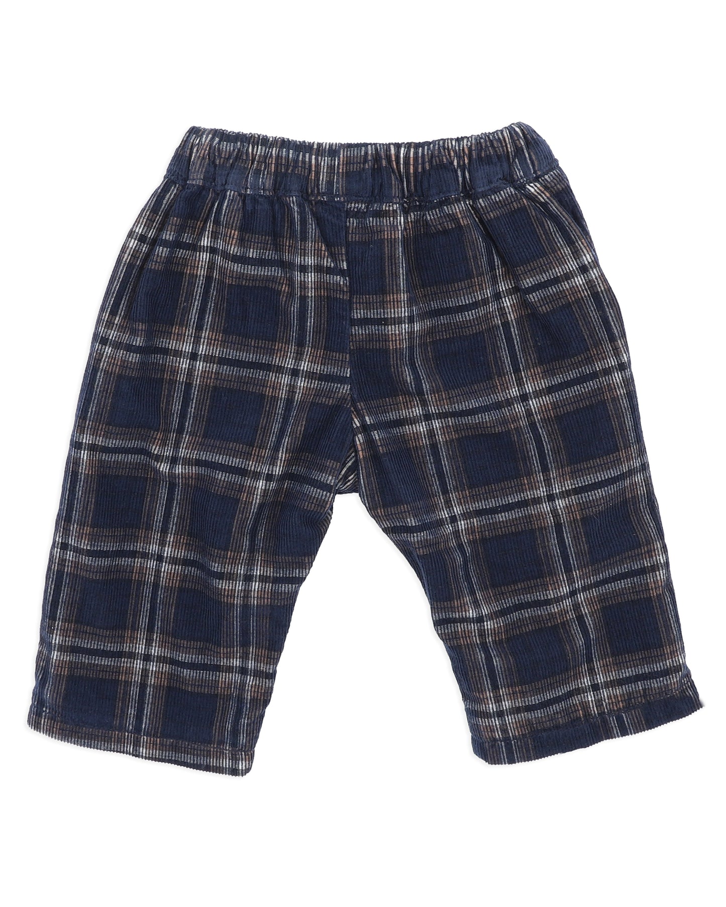 Plaid pants on a white background