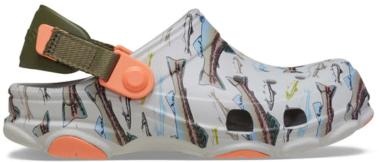 Crocs All-Terrain Trout Print Clog Kids Atmosphere