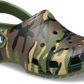 Crocs Classic Camouflage Clog Kids/Youth Army Green/Multi