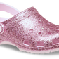 Crocs Classic Chunky Glitter Clog Toddlers Pink Milk