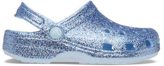 Crocs Classic Chunky Glitter Clog Kids/Youth Blue Frost