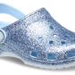 Crocs Classic Chunky Glitter Clog Toddlers Blue Frost