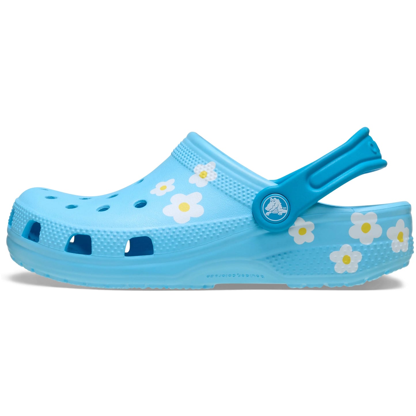 Crocs Classic Daisy Clog Kids/Youth Tinted Glass