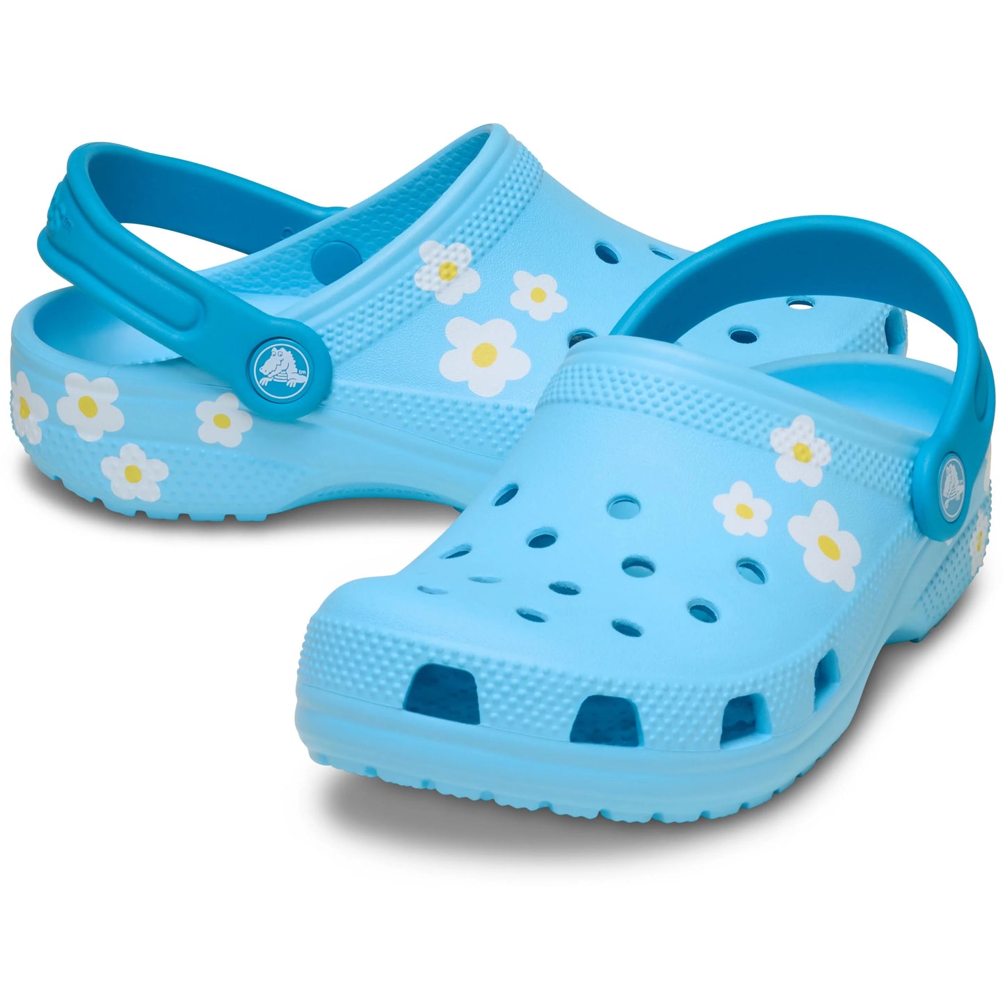Crocs Classic Daisy Clog Kids/Youth Tinted Glass
