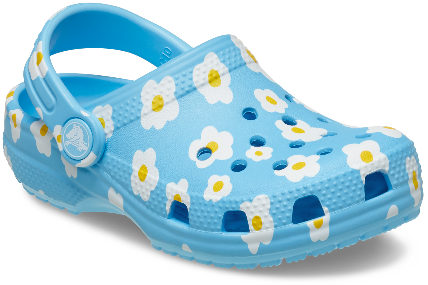 Crocs Classic Daisy Clog Toddlers Tinted Glass