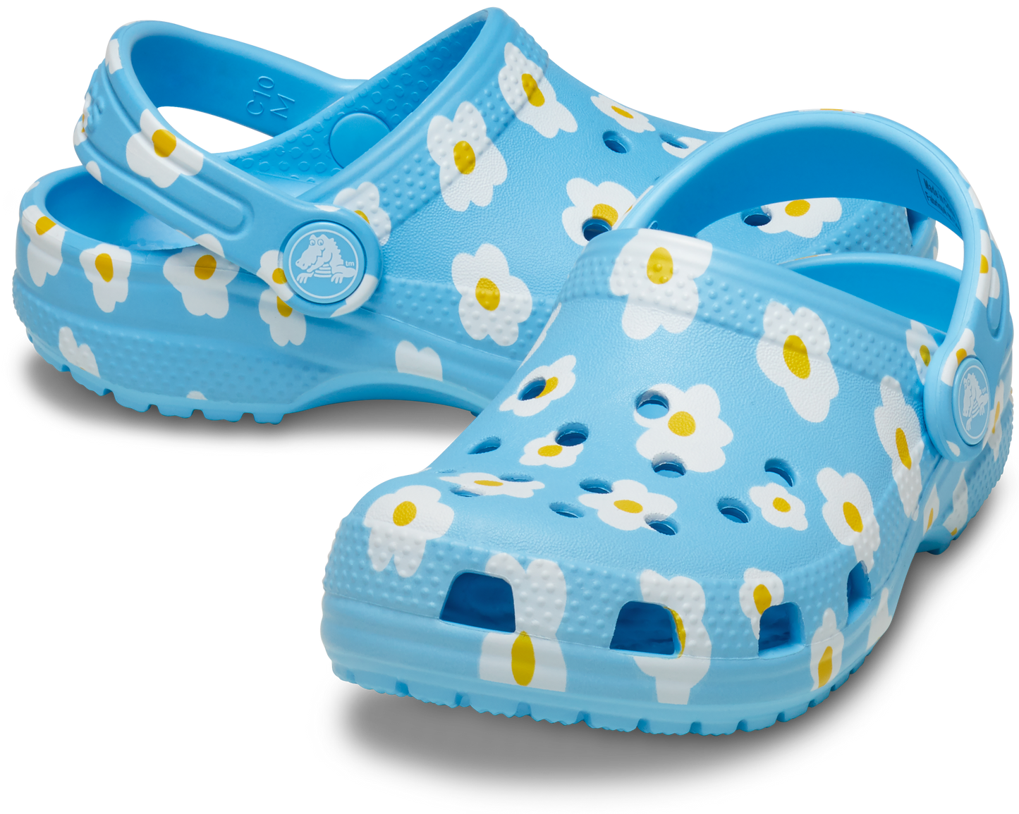 Crocs Classic Daisy Clog Toddlers Tinted Glass