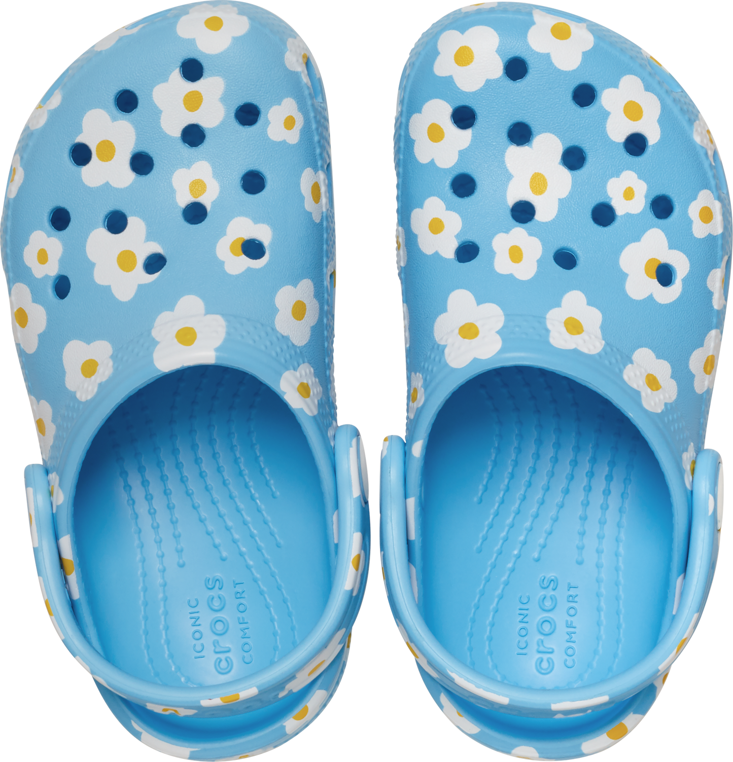 Crocs Classic Daisy Clog Toddlers Tinted Glass