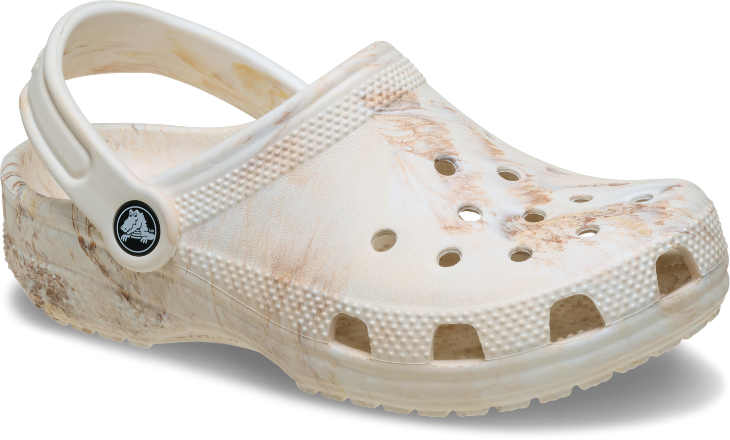 Crocs Classic Watercolour Marbled Clog Kids/Youth Bone Swirl