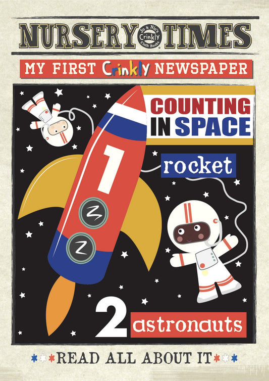 Crinkly Cloth Book Counting in Space