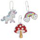 Discovery Zone Diamond Art Bag Charm