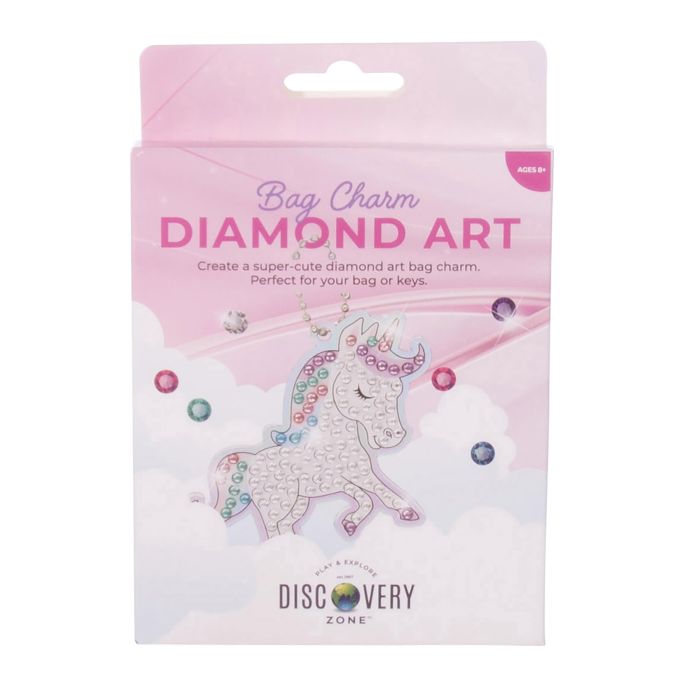 Discovery Zone Diamond Art Bag Charm