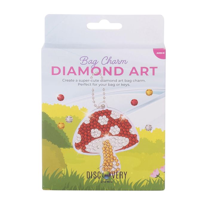 Discovery Zone Diamond Art Bag Charm