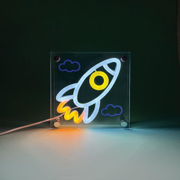 Discovery Zone Acrylic Light - Spaceship