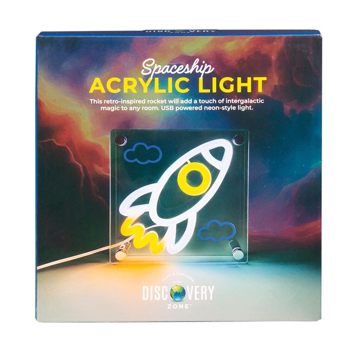 Discovery Zone Acrylic Light - Spaceship