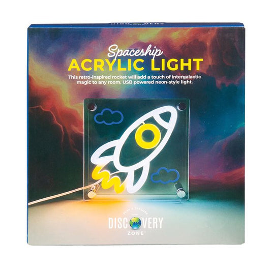 Discovery Zone Acrylic Light - Spaceship